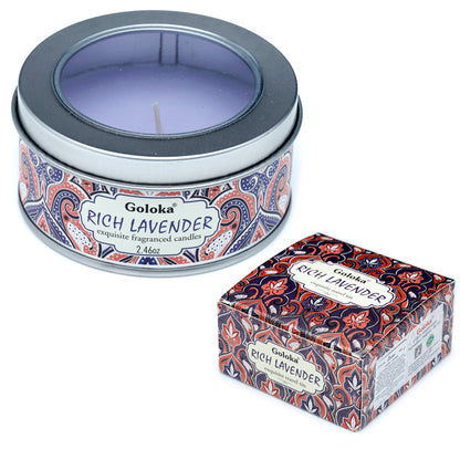 Goloka Lavender Candle - Relaxing Home Accent