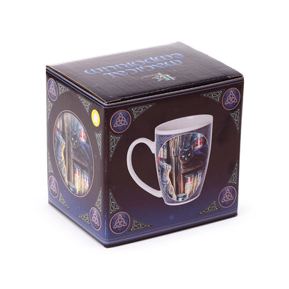 Lisa Parker Magical Cat Mug with hot beverage