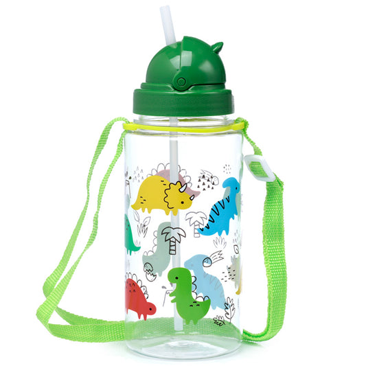 Children's Shatterproof Water Bottle 450ml - Dinosauria Jr Design