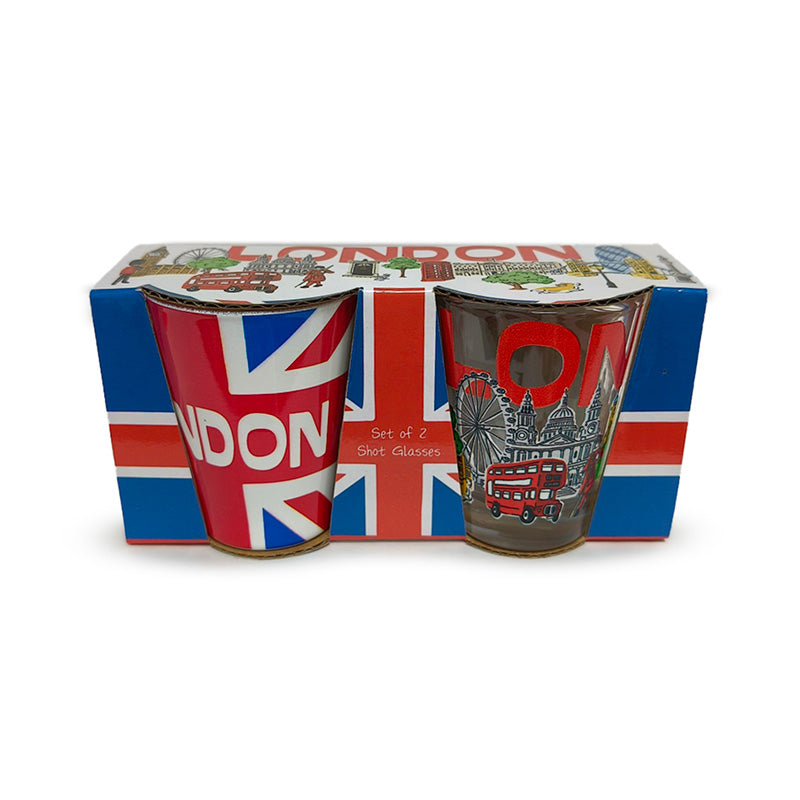 London Souvenir Shot Glass Set of 2 (50ml)