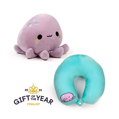 Wendy the Octopus 2-in-1 Travel Pillow and Plush Toy