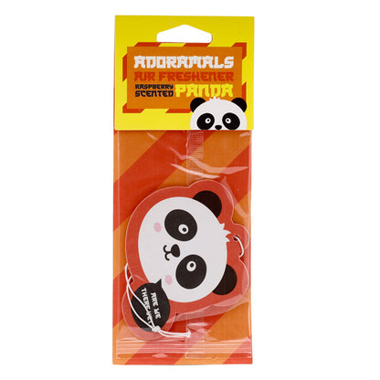 Raspberry Scented Adoramals Panda Air Freshener