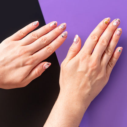 Assorted Spooky Nail Stickers for Halloween