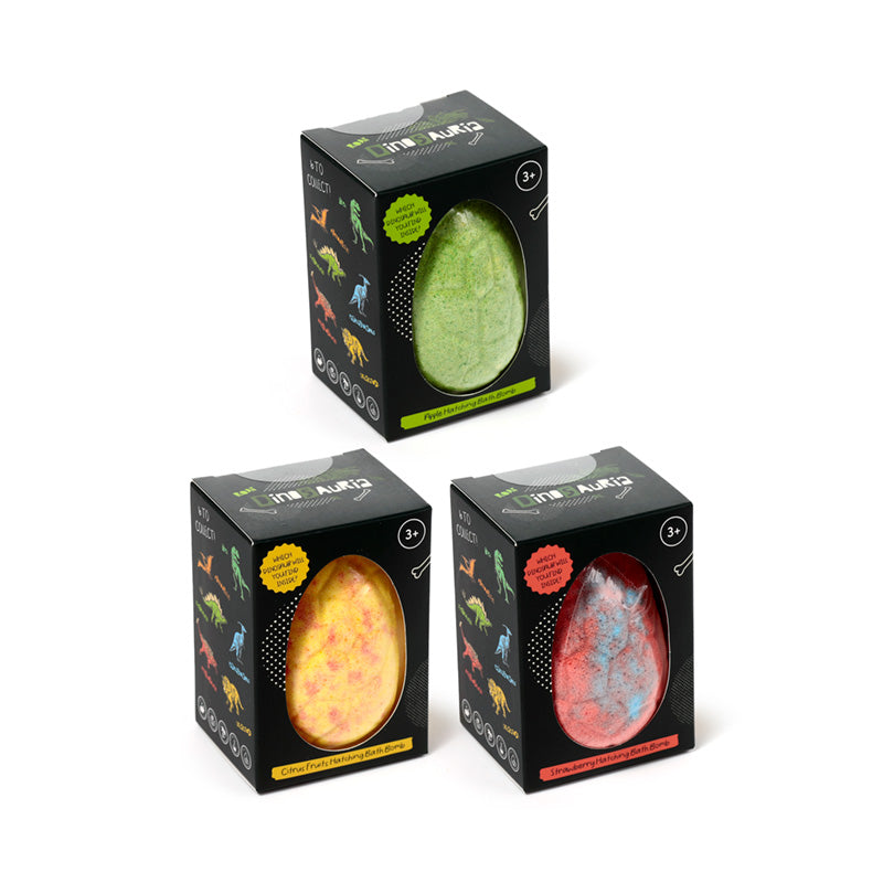 Close-up of Hatching Dinosaur Bath Bomb