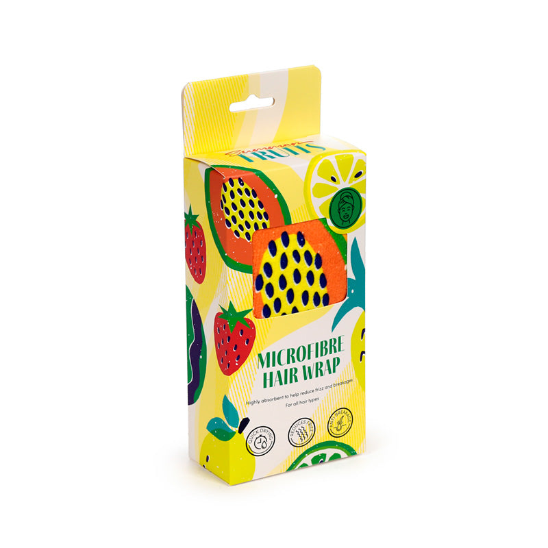 Vibrant Summer Fruits Hair Wrap Towel