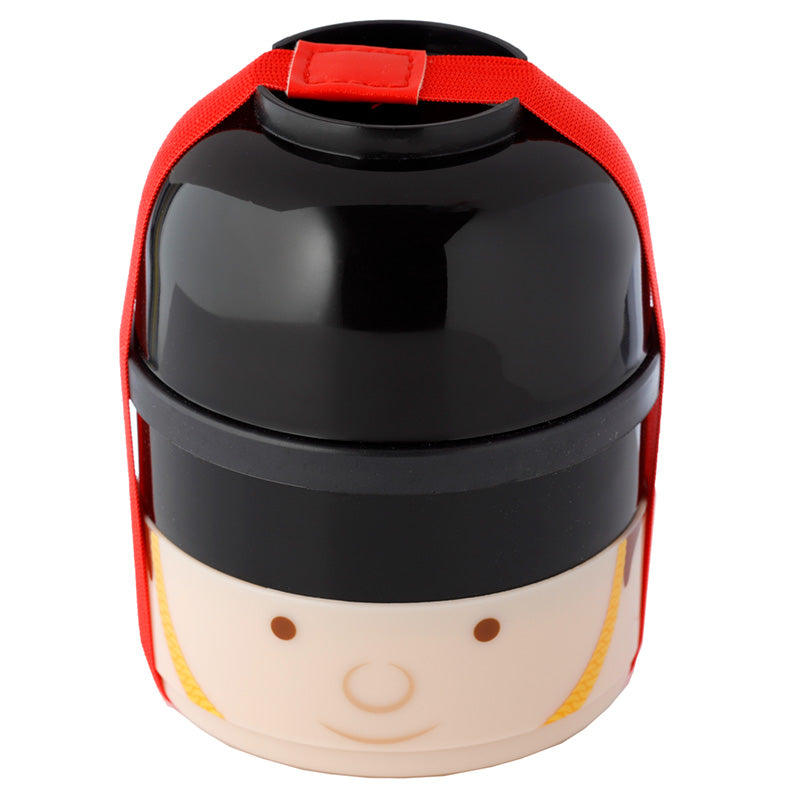 Bento Round Stacked Lunch Box featuring London Guardsman design