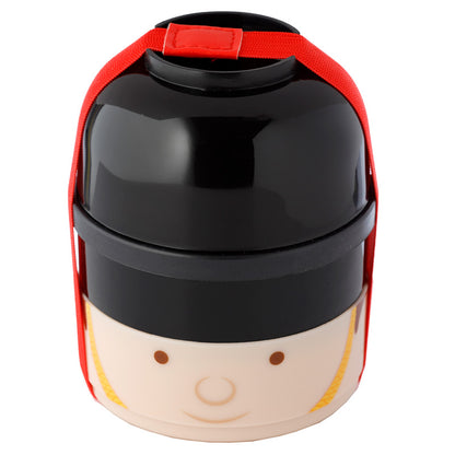 Bento Round Stacked Lunch Box featuring London Guardsman design