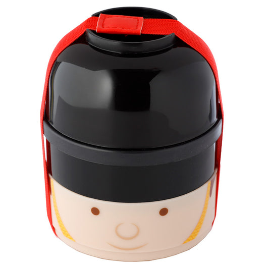 Bento Round Stacked Lunch Box featuring London Guardsman design