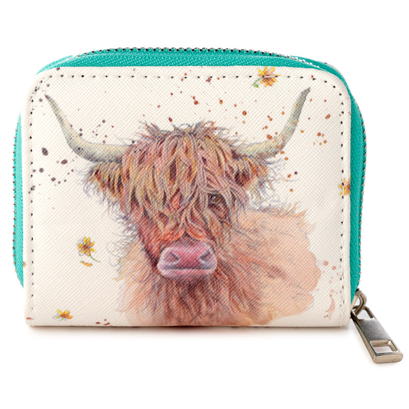 Jan Pashley Highland Coo Cow Wallet design