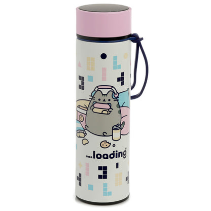 Digital thermometer feature on Pusheen drinks bottle