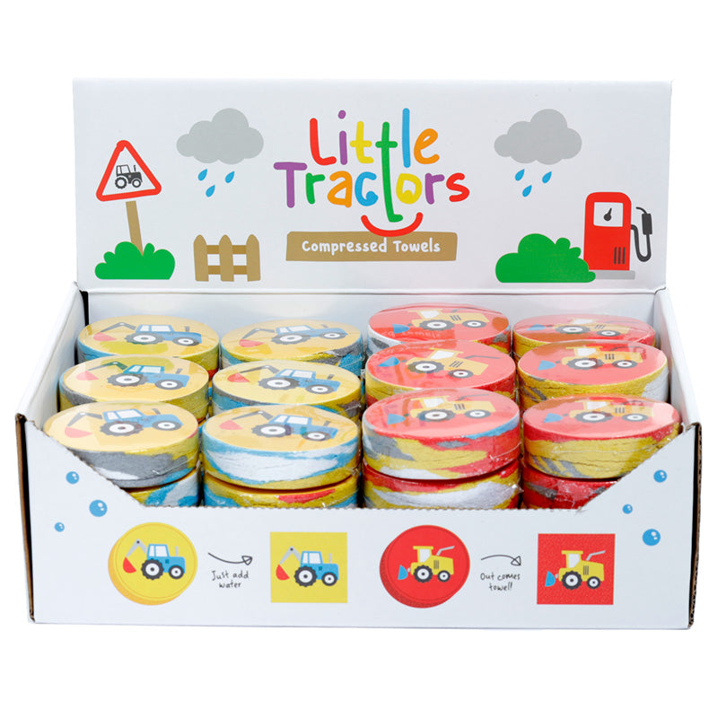 Compact Little Tractors Travel Towel for easy packing