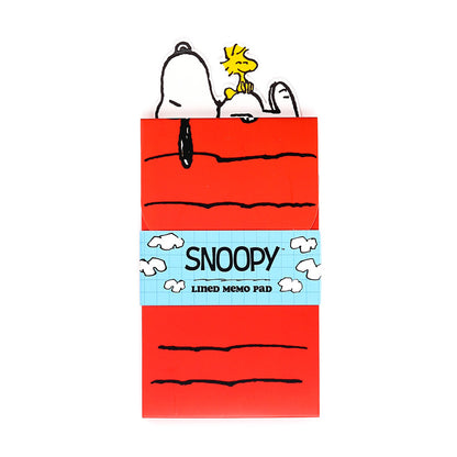 Peanuts Snoopy & Woodstock Flip Open Memo Pad front view