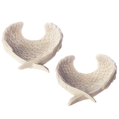 Decorative Angel Wings Bon Bon Bowl - Front View