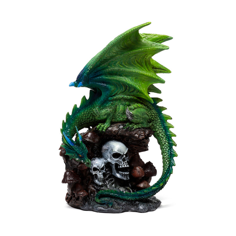 Close-up of Enchanted Nightmare Dragon Skull details