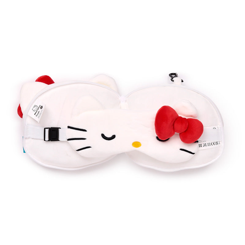 Adorable Hello Kitty Travel Pillow and Eye Mask
