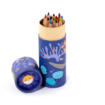 Vibrant colours of Mariniverse Colouring Pencils