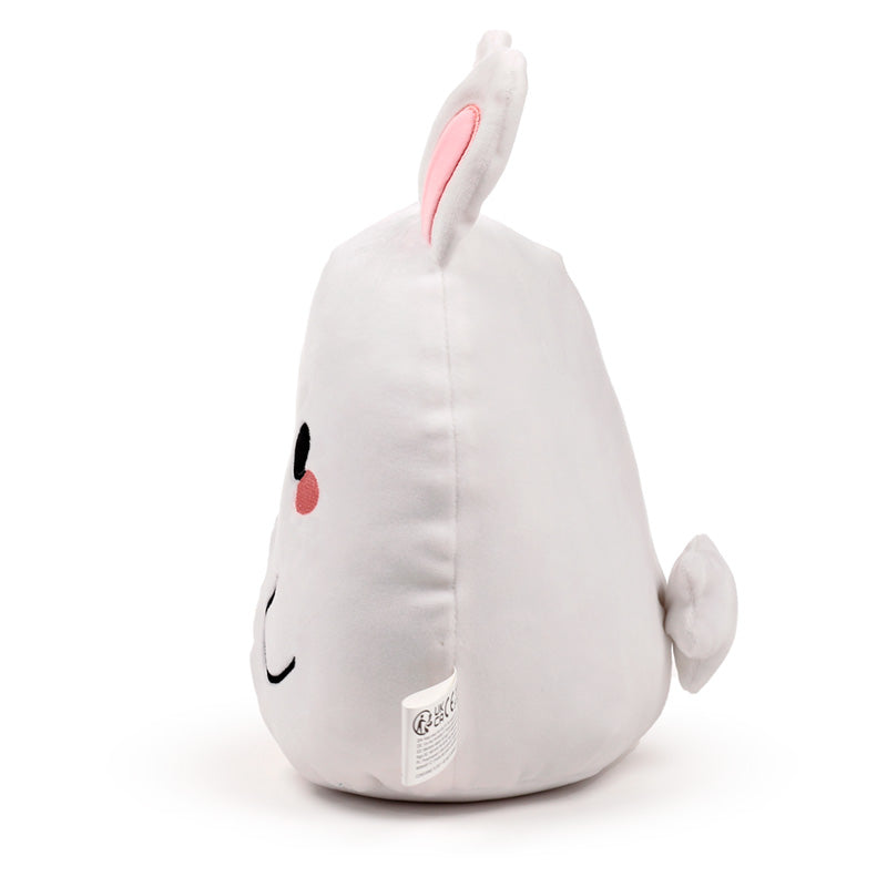 Frances the Bunny plush toy in a cozy home setting