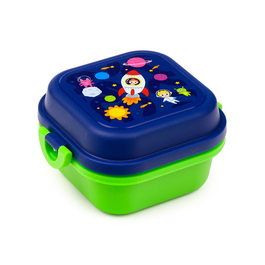 Bento Clip Lock Snack Lunch Box - Space Cadets design