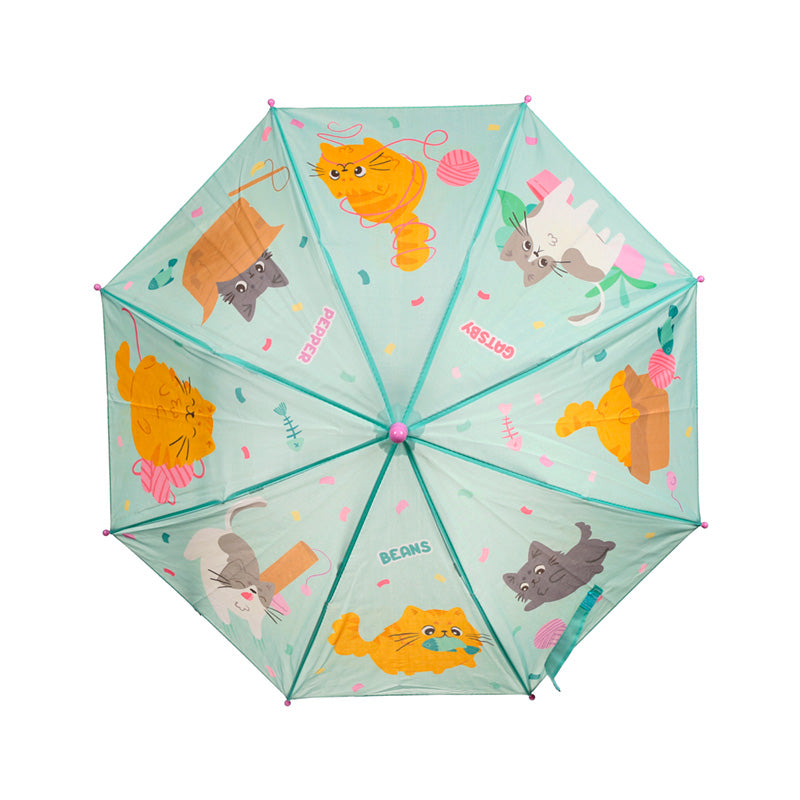 Durable Kids Umbrella - Beans & Co Cats
