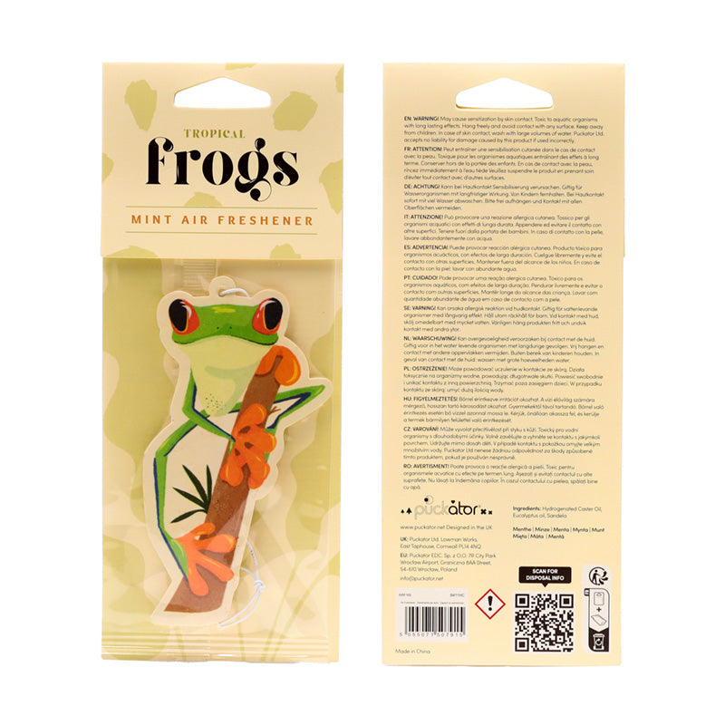 Tropical Tree Frog Air Freshener for Gift Giving