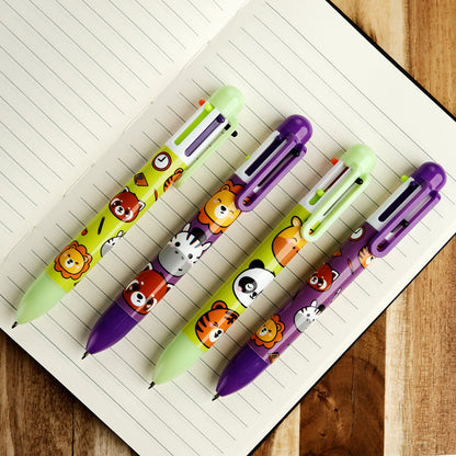 Close-up of Adoramals Wild Multi-Colour Pen Set