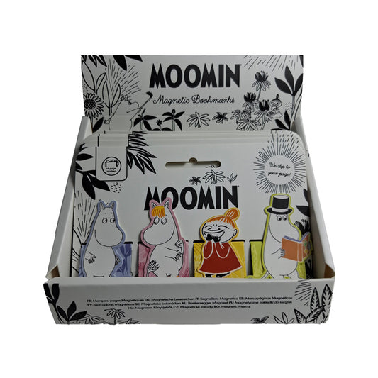 Moomin Tammi Magnetic Bookmark Set featuring whimsical designs