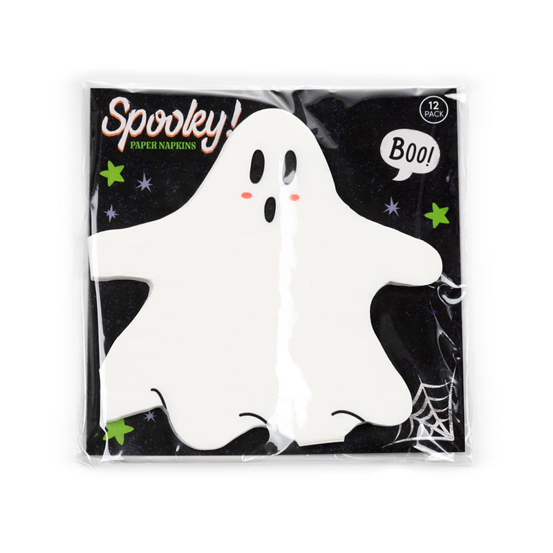 Pack of 12 Halloween Ghost Napkins
