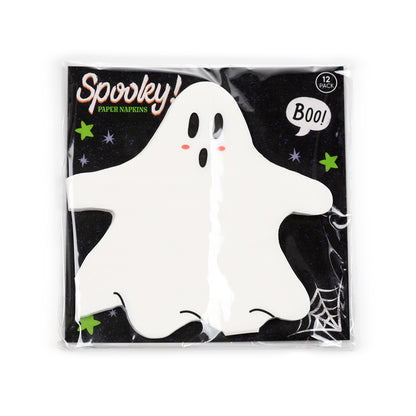 Pack of 12 Halloween Ghost Napkins