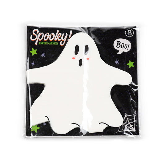 Pack of 12 Halloween Ghost Napkins