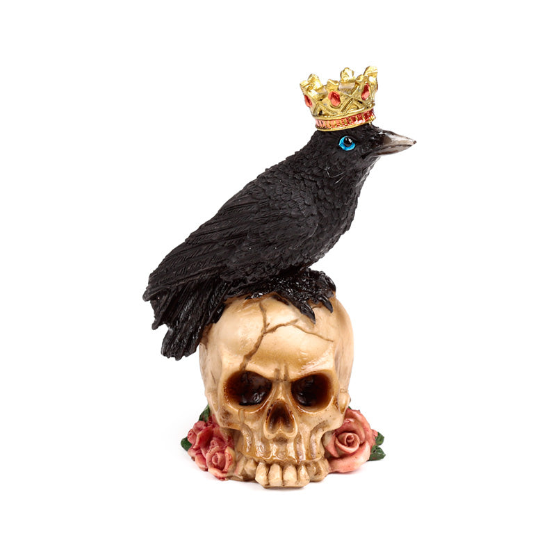Decorative crow ornament showcasing gothic elegance