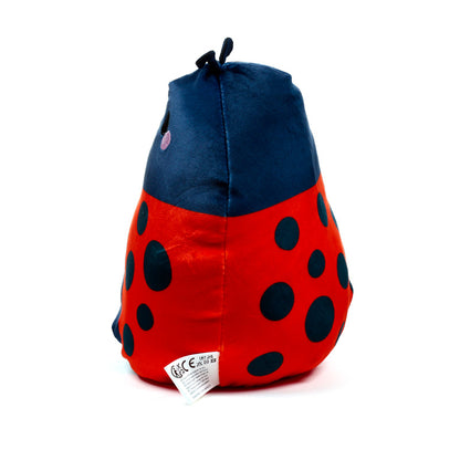 Tilly the Ladybug plush toy in a child's room