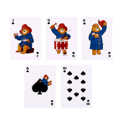 Paddington Bear Playing Cards displayed on a table