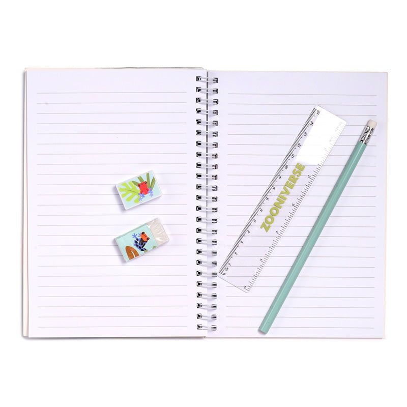 Zooniverse A5 Notebook Spiral Binding Detail