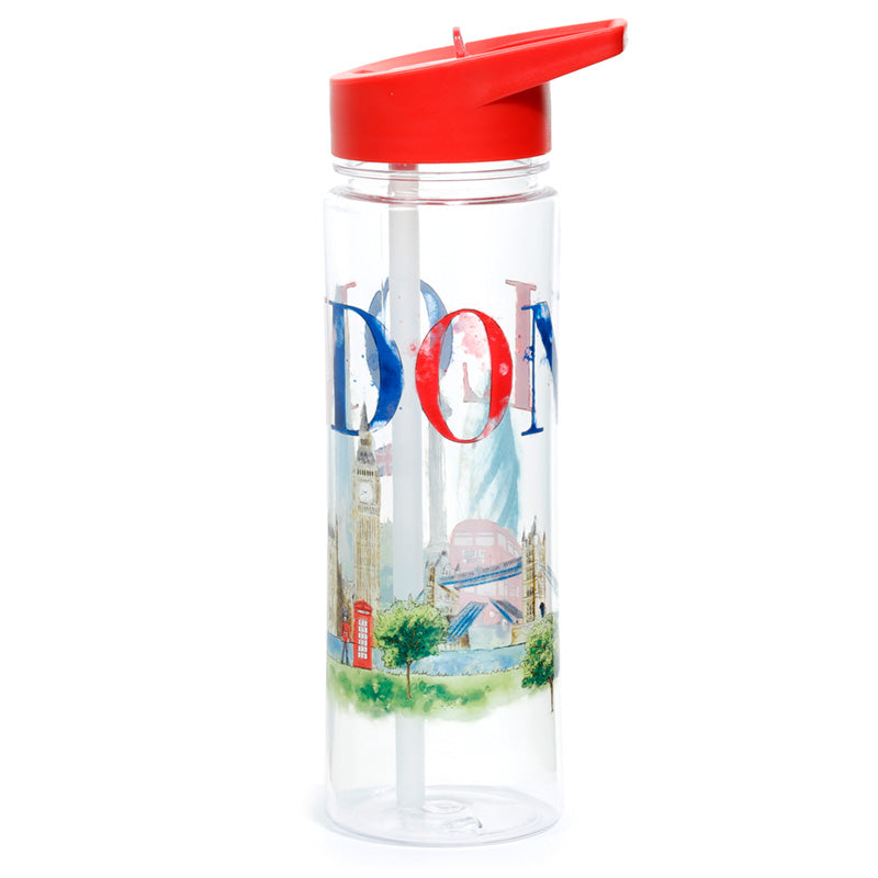 Eco-Friendly 550ml Water Bottle with Flip Straw