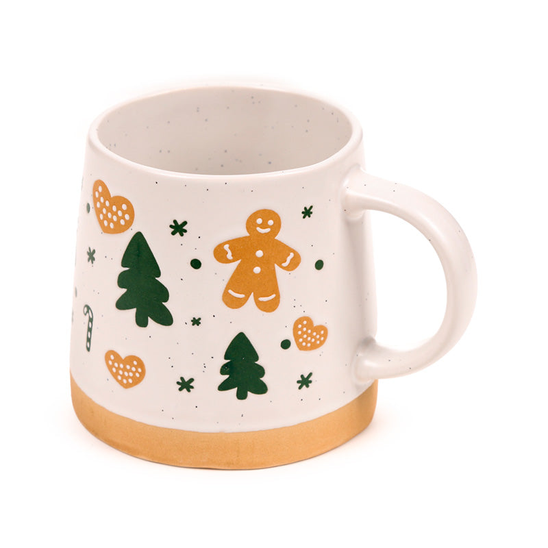 Gingerbread Man Stoneware Mug close-up