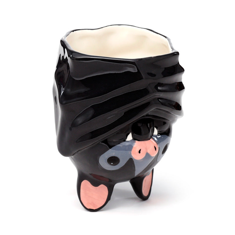 Decorative Bat Mug Upside Down Design