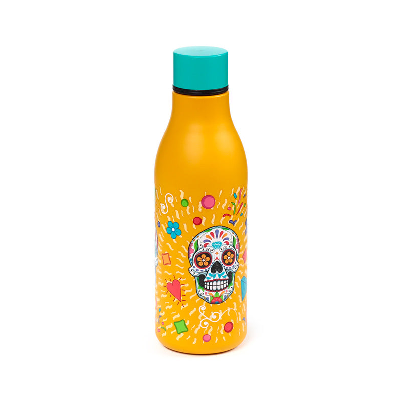 Day of the Dead themed reusable bottle