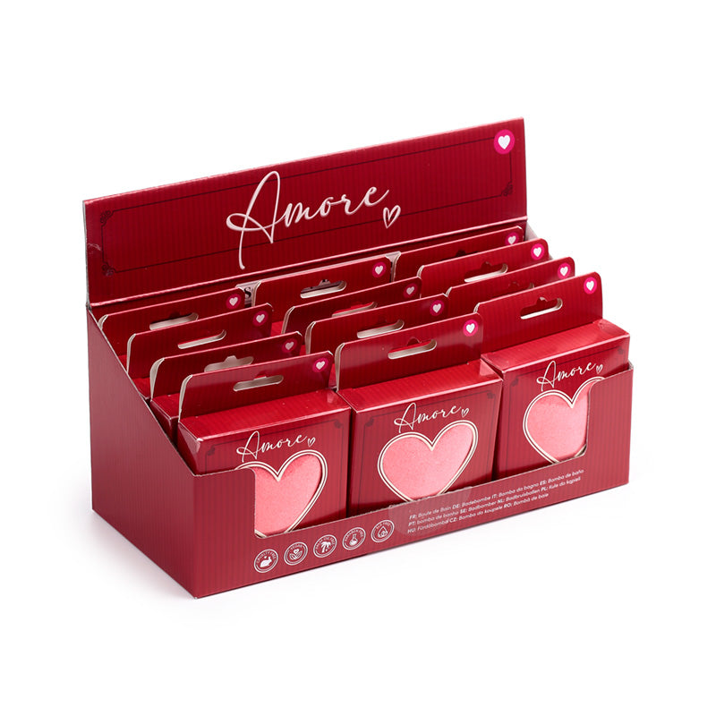 Pampering with Handmade Amore Heart Bath Bomb