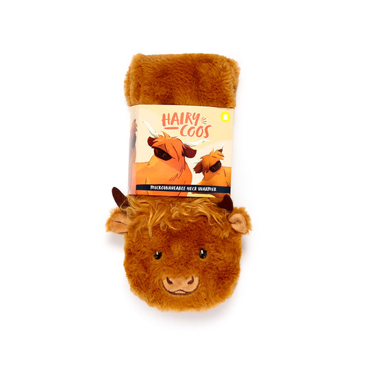 Highland Coo Microwavable Plush Neck Warmer