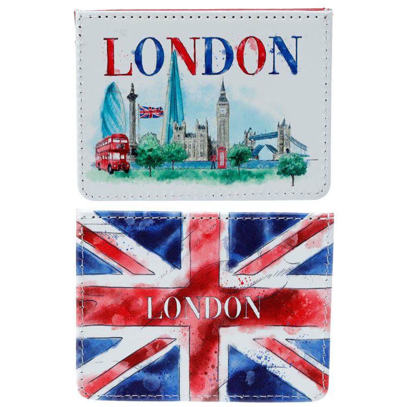 London Tour Contactless Protection Fabric Card Holder Wallet