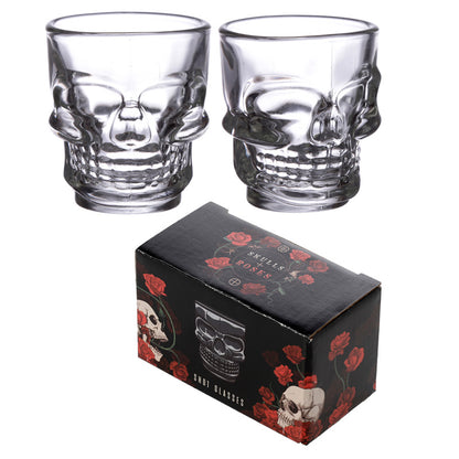 Collectible skull shot glasses