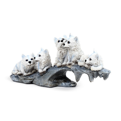 Wolf ornament ideal for home decor accents