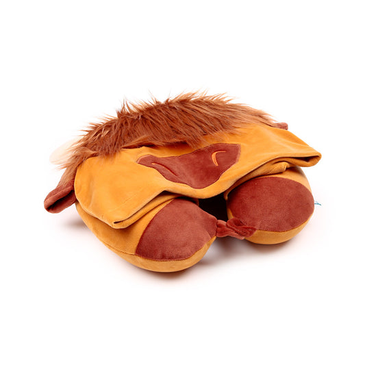 Hoodeazzz Travel Pillow & Hood with Hairy Coos design