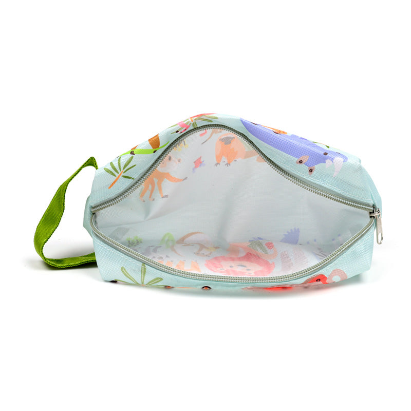 Durable Oxford Cloth Pencil Case with metal zip closure