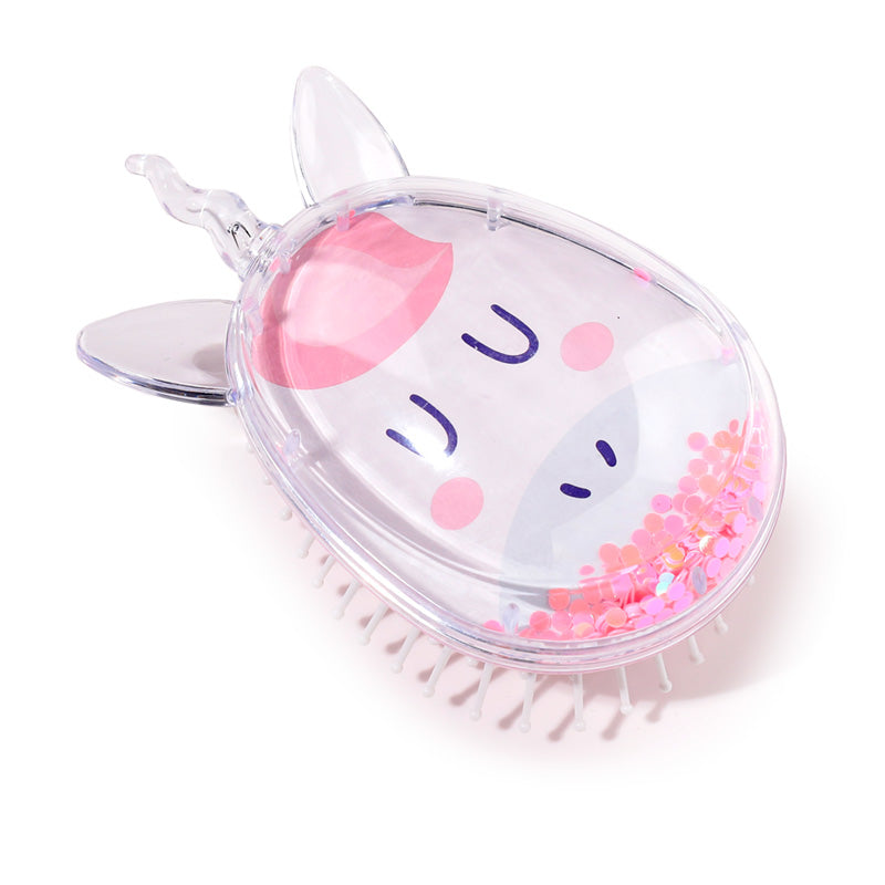 Whimsical Unicorn Hair Brush with sparkling details