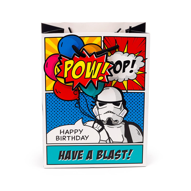 Durable Medium Gift Bag featuring Stormtrooper artwork