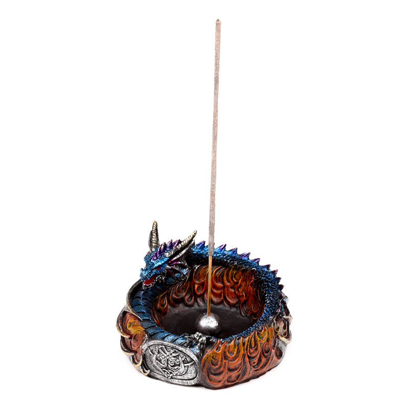 Fiery motif of Dark Legends Dragon Incense Burner