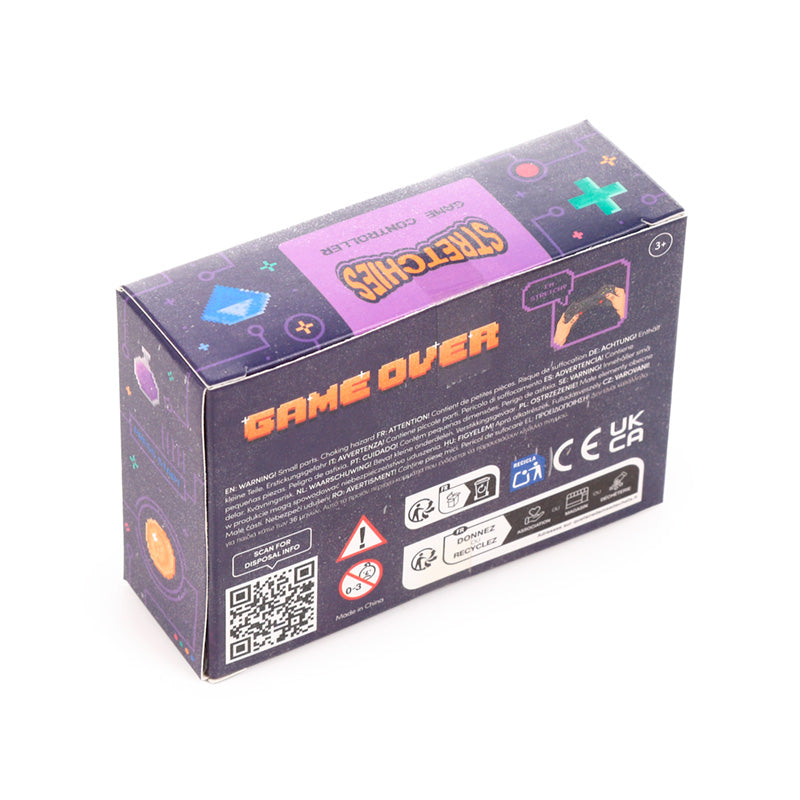 Game Over Stretchy Stress Fidget Toy as a decorative piece