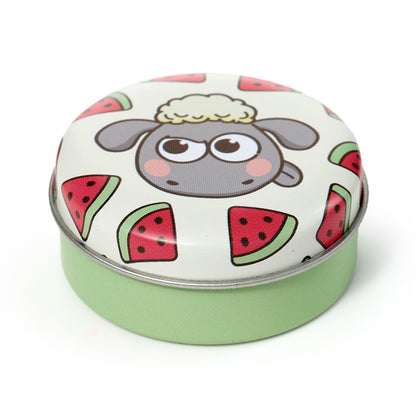 Kawaii Shaun the Sheep Lip Balm in a collectible tin