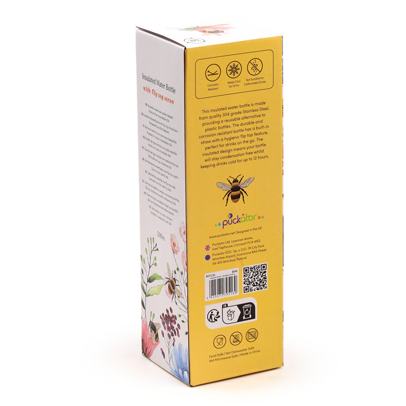 Nectar Meadows Insulated Drinks Bottle with flip top